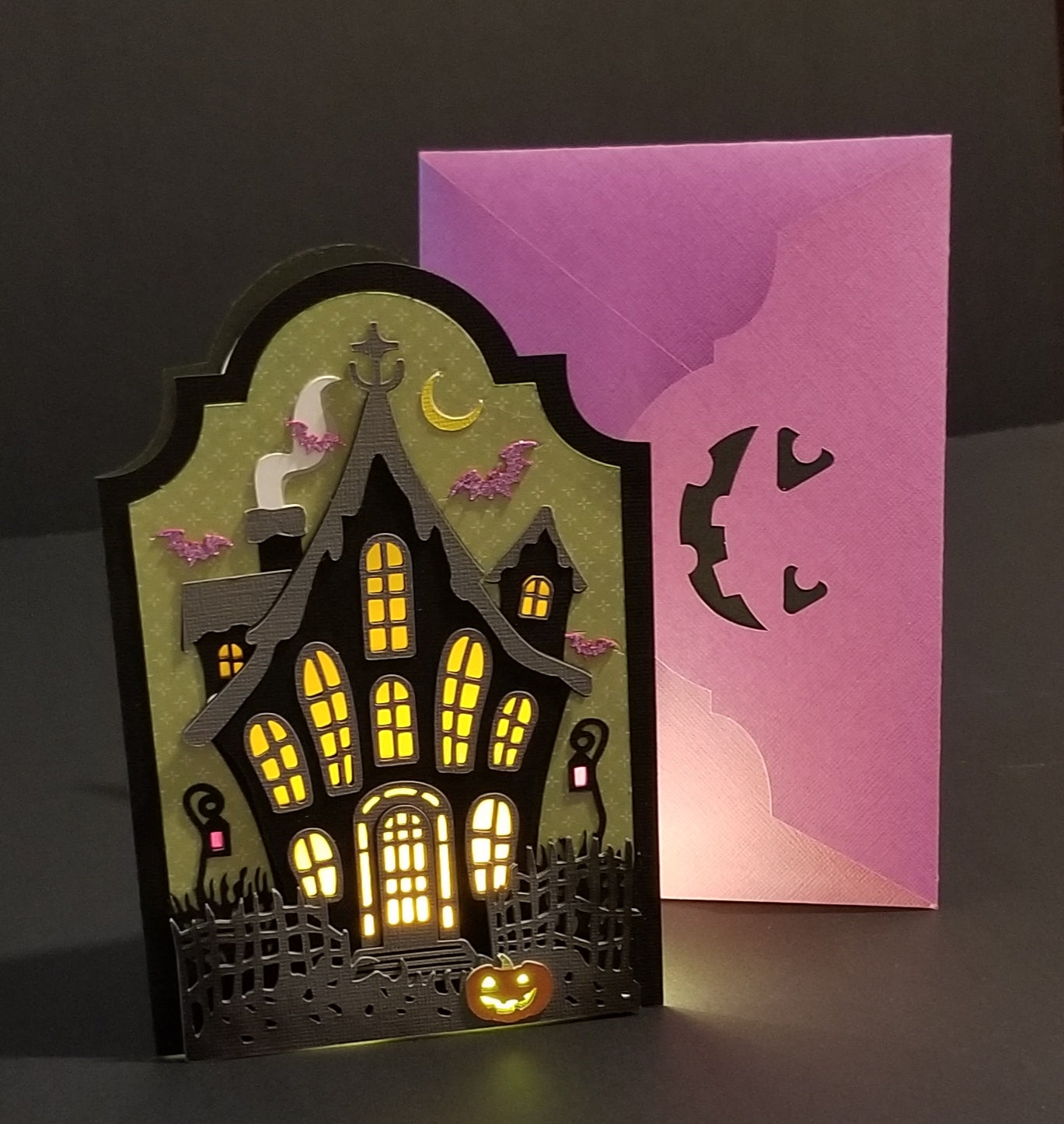 Haunted House Card Art Kit